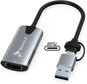 Карта захвата HDMI USB 2в1 USB-C