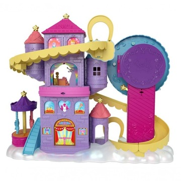 Кукла Polly Pocket Mattel 2 Куклы Единорог Радужный Парк Развлечений Дворец