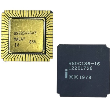 [1шт] r80c186-16 CMOS 16-біт 16MHZ UPC б / у