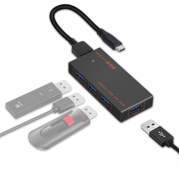 9573s 4 в 1 USB 3.0 Multi-function HUB Converter