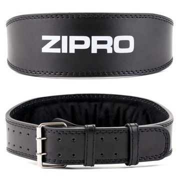 Кожаный пояс для бодибилдинга, тренировочный пояс для пауэрлифтинга, Zipro