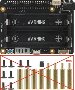 GEEKWORM Raspberry Pi UPS, X728 V2. 3, для Raspberry Pi 5/4/3b+ / 3b / 2B