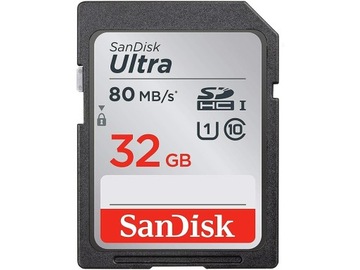 Карта памяти SanDisk Ultra 32GB U1 C10 SDHC