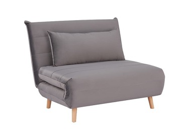 Спайк бархатный серый диван-кровать Signal