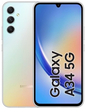 Samsung Galaxy A34 6 / 128GB 5G NFC DualSIM срібло