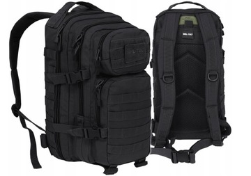 Військовий рюкзак Mil-Tec Assault Pack II 20 L Чорний