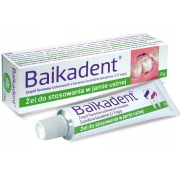 BAIKADENT гель для использования во рту 15 г при воспалениях