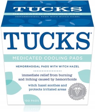 Tucks медичні охолоджуючі колодки 100 шт