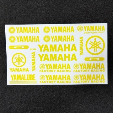 Qt180 GoldOriginal баннер Yamaha наклейка мотоцикл письмо логотип эмблема