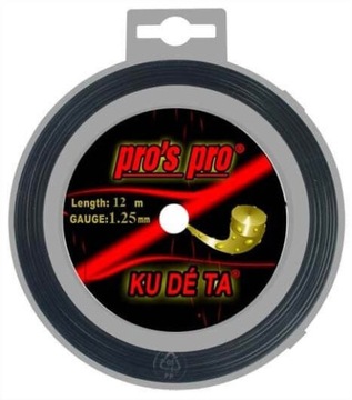 Теннисный трос Pro'S Pro Kudeta 1.25 mm черный