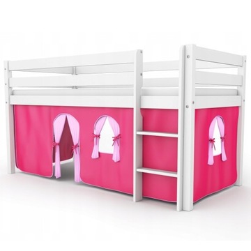 Завіса завіса рожевий для двоярусного ліжка 193 см