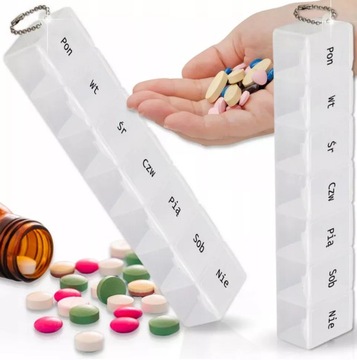 Контейнер для ліків щотижневий ящик для ліків