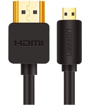 UGREEN потужний кабель HDMI-MICRO HDMI 4K 60Hz 2 m