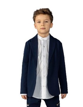 MASHMNIE элегантный пиджак мальчик темно-синий р. 128/134