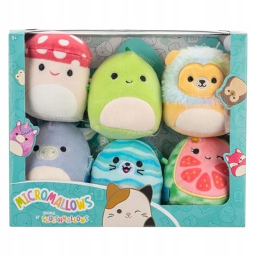 SQUISHMALLOWS MICROMALLOWS 6PACK ТАЛІСМАНИ 6CM