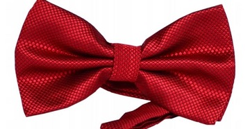 Мужской галстук-бабочка для костюма темно-красный красный