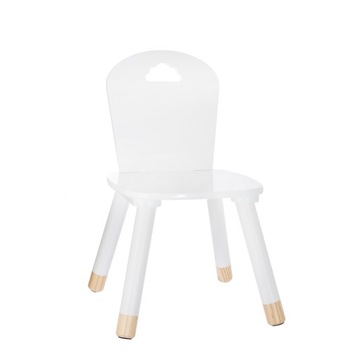 Детский стул ленивый белый 32x31, 5x50 см Atmosphera