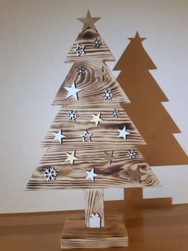Деревянная рождественская елка, рождественская елка, рождественская фигурка