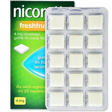 Nicorette FreshFruit Gum 4 мг 105 шт. Бросить Курить