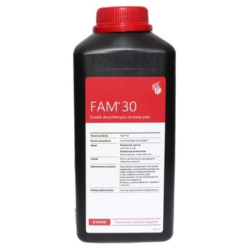 Fam 30 1л дезінфекція АЧС пташиний грип сальмонела