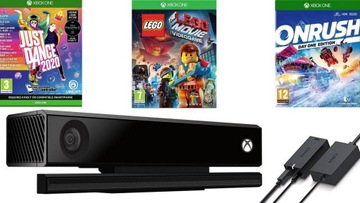 Датчик движения KINECT + адаптер Xbox One S X + игры !