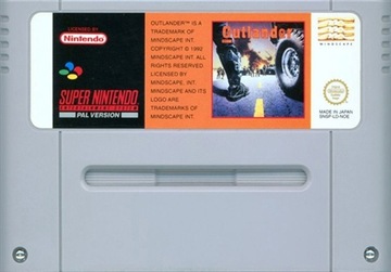 Outlander-NINTENDO SNES-Сэм картридж