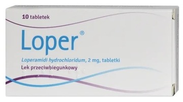 Лопер 2 мг 10 таблеток Лоперамид лекарство от диареи