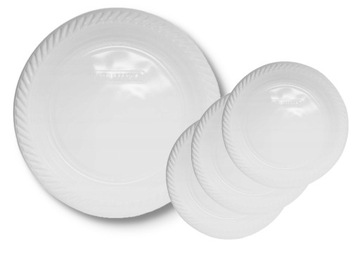 Пластинчатые лотки пластиковые экологически чистые многоразовые тарелки 100 шт.