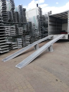 Опрокидывание алюминиевых трап 3,5 м 5250 кг поставка 0zł