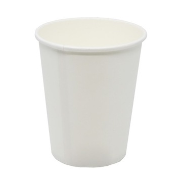 Бумажный стаканчик для кофе чай белый 250 мл - 50 шт.