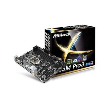 Материнская плата ASRock B85M Pro3 rev 1.02 s. 1150 + i5-4460 + кулер + 8 ГБ ОЗУ