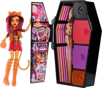 Кукла MONSTER HIGH СТРАШНЫЙСЕКРЕТЫ Toralei Stripe неоновая серия