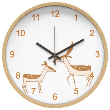 Безшумні настінні годинники для дітей sarenki 25 см