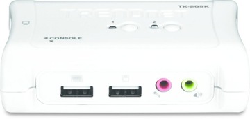 TrendNET 2-порт USB KVM Switch Kit ж / аудіо ж / аудіо