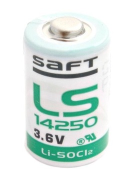 * Литиевая батарея SAFT LS14250 1 / 2AA 3.6 V LiSOCl2