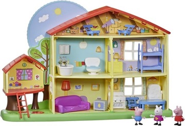 Великий будиночок Свинки Пеппи з фігурками f2188 інтерактивний день / ніч