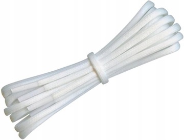 G15 - 97 белый 5 мм 0,5 вощеные шнурки 90 см