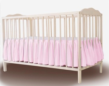 Балдахин под матрас для кроватки 120x60 розовый
