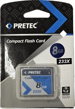 Карта памяти CF 8GB 233X COMPACT FLASH PRETEC