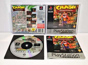 Игра CRASH BANDICOOT PSX 3XA диск +DB