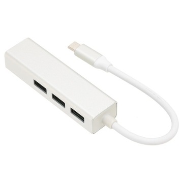 Адаптер USB C до Ethernet RJ45 3 порти USB 3.0