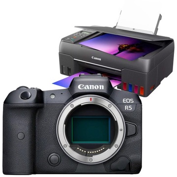Фотоаппарат Canon EOS R5 + фотопринтер PIXMA G640