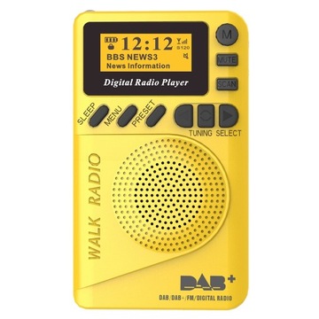 Карманный DAB цифровой радио MP3 плеер встроенный