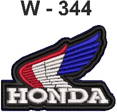 Значок мотоцикла Honda, крыло