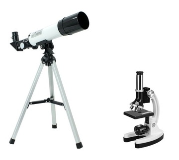 Образовательный набор телескоп и микроскоп в футляре Adventure 3