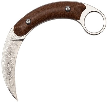 ОХОТНИЧИЙ НОЖ KARAMBIT ДАМАССКАЯ СТАЛЬ DAMAST