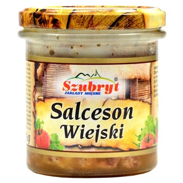 Salceson wiejski w słoiku 300g Szubryt