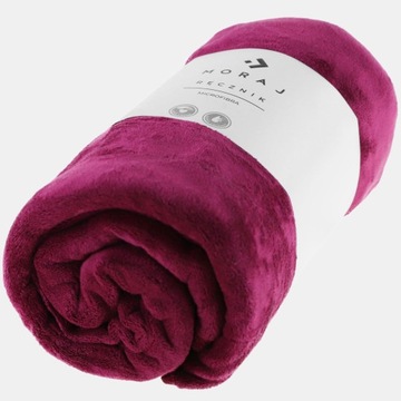 Быстросохнущее полотенце из микрофибры для бассейна бордового цвета