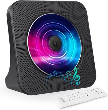 MAITE CD-плеєр Bluetooth 5,0 USB AUX FM таймер з динаміками