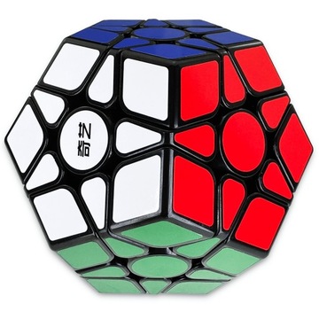 Куб Megaminx оригинальный QIYI быстрая профессиональная игрушка + подставка